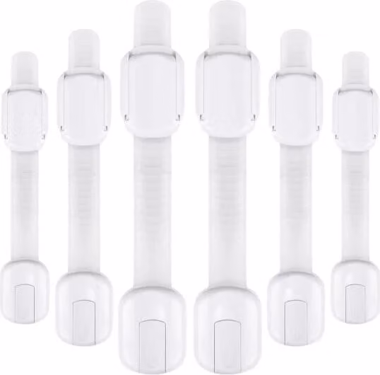 Dispositivo di sicurezza Ricokids per l'apertura di armadi 798100 6 pz. bianco