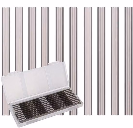 Set di punte da misurazione elettriche in HSS da 82 mm - Set da 10 pezzi - Acciaio di alta qualità, dimensioni 82 x 5,5 x 1,2 mm - Ideale per la lavorazione del legno