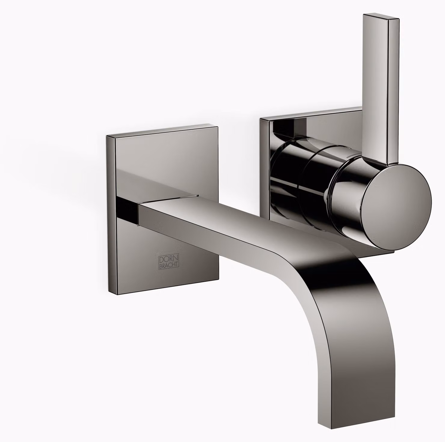 Dornbracht MEM Mitigeur monocommandé mural pour lavabos sans vidage, saillie 177mm, 36860782-19, 36860782-19