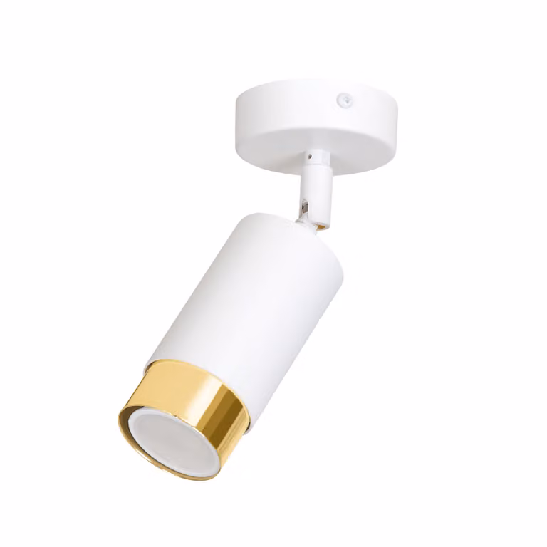 LAMPADA DA SOFFITTO Emibig 1xGU10 30W HIRO 1 WH/GOLD 963/1