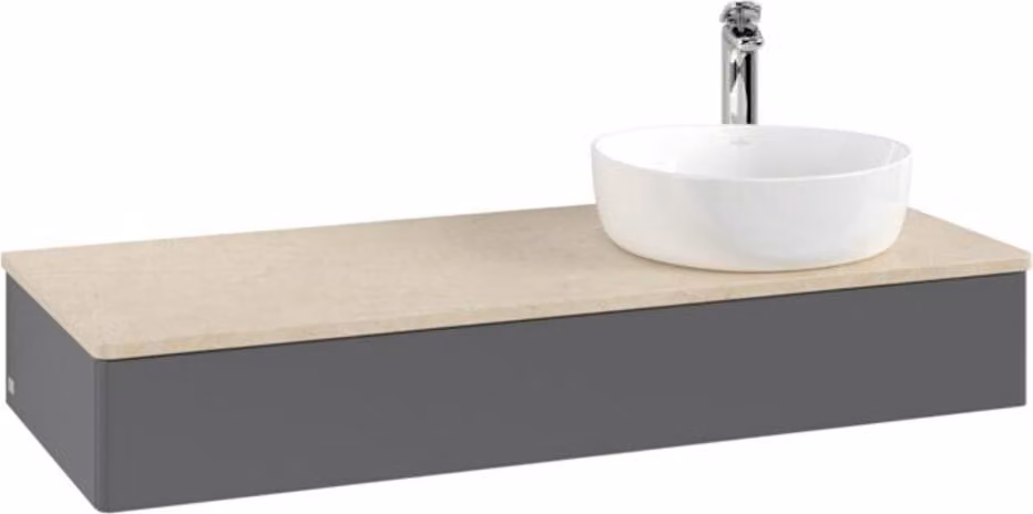 V&B Mobiletto senza struttura frontale Antao 120x19x50cm, HL, WBP botti., A m Lac