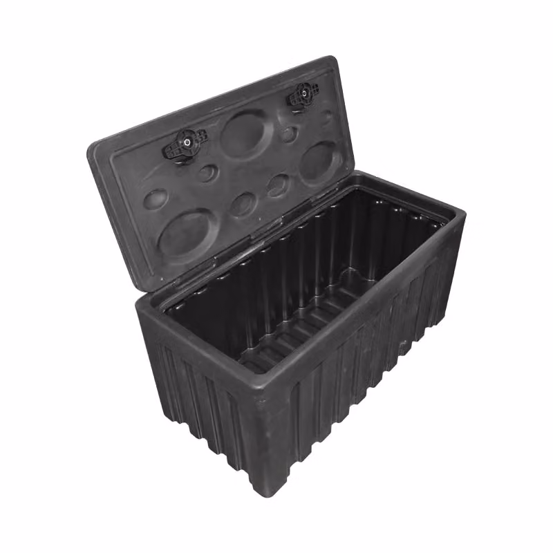 Cassetta per attrezzi in plastica Breckner Germany, colore nero, H: 100 cm, L: 48 cm, P: 47 cm – 2