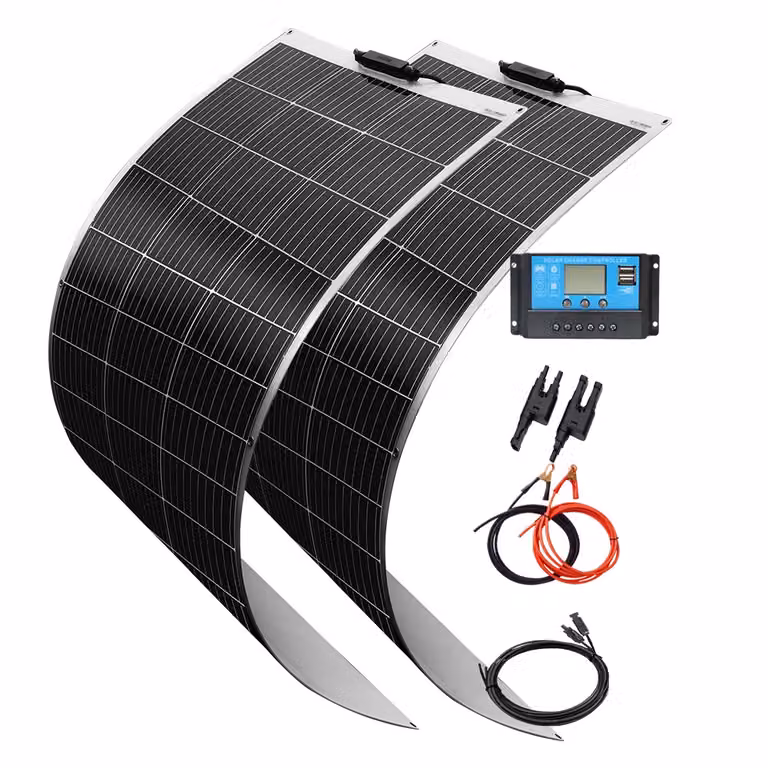 Pannelli solari flessibili, disponibili in diverse potenze (120W/240W), con una tensione di 18,15V, kit solare da 240W