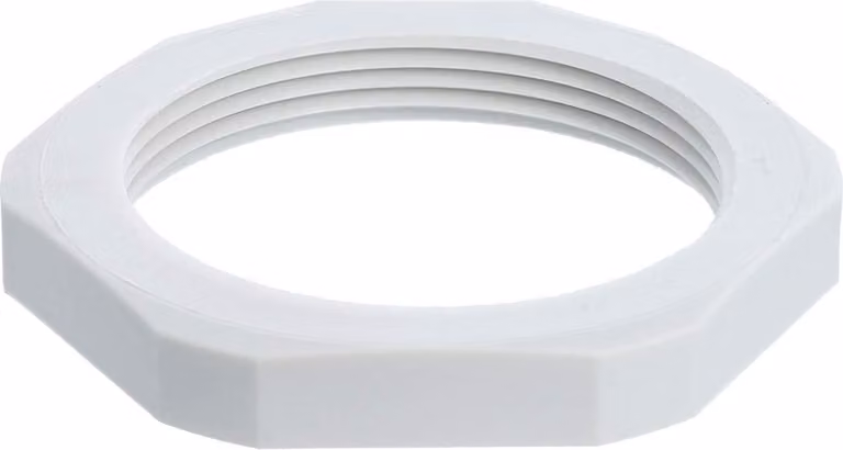 WISKA Controdado M40x1,5 GPA-M40 esagonale in poliammide (PA), colore grigio chiaro RAL 7035 - 1 pezzo