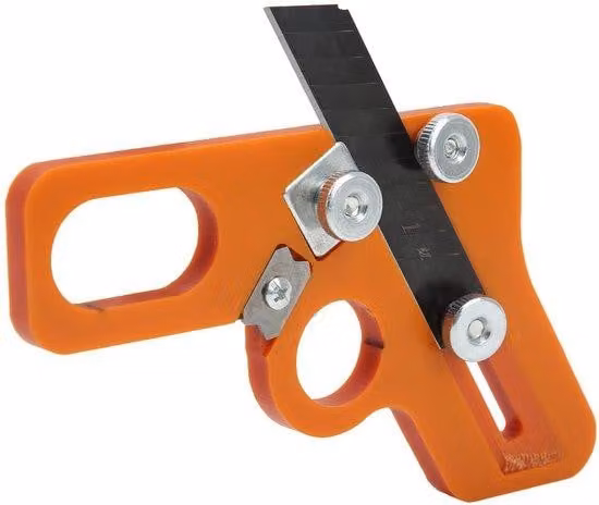 Coltello manuale per lavorazione del legno - Compatto - Acciaio inossidabile - Lame intercambiabili facili da sostituire