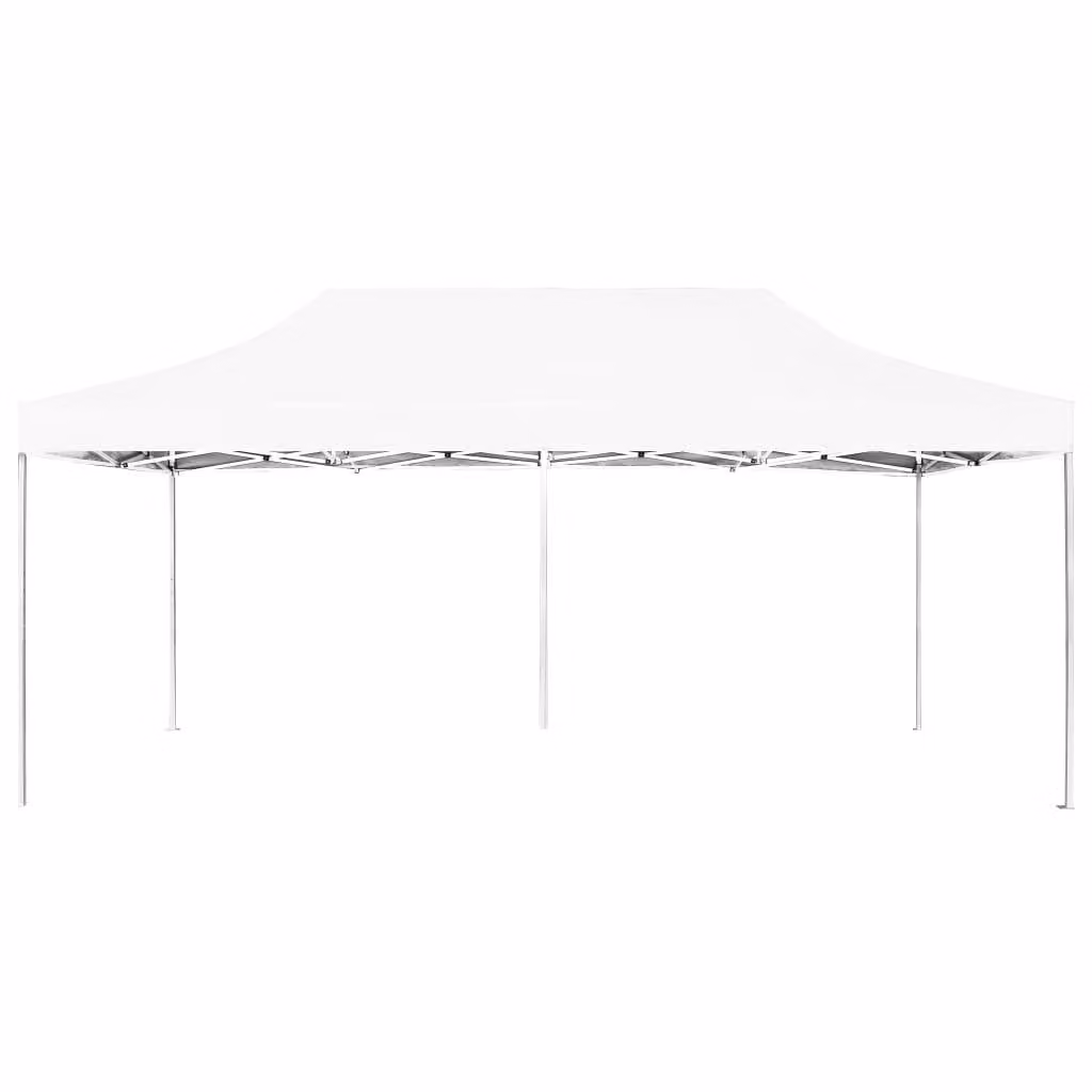 vidaXL Tenda professionale per feste pieghevole in alluminio 6x3 m bianco