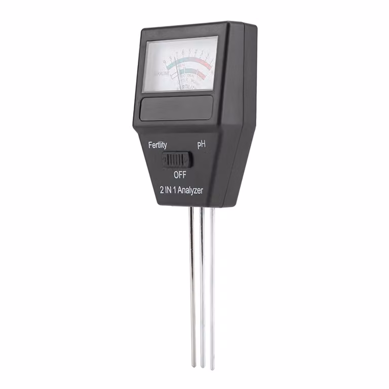 misuratore di pH 2 in 1 ad alta precisione per terreni fertili - ideale per piante e fiori da giardino