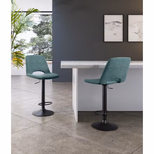 Sgabello Alex girevole a gas easy-clean Stones