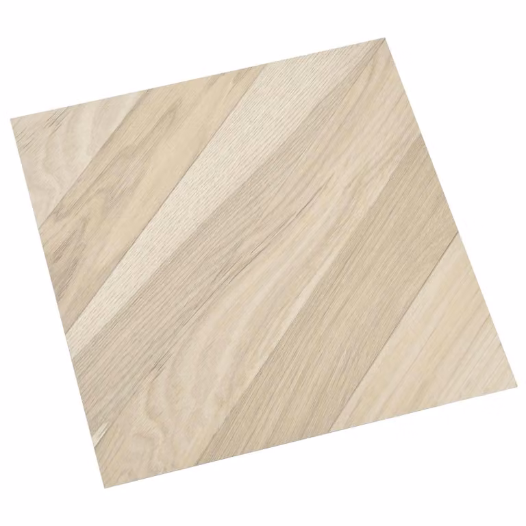 Plance per pavimentazione autoadesive vidaXL in plastica effetto legno beige, L: 30,5 cm, P: 30,5 cm, H: 0,5 cm