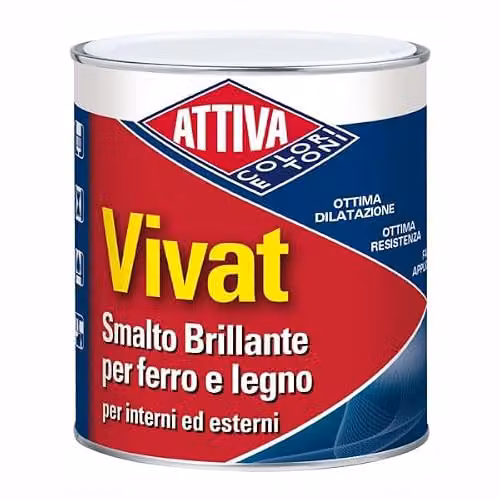 Smalto Sintetico 0,750 050 Grigio Per.Vivat Attiva