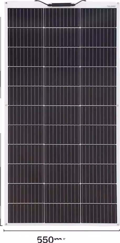 Pannello solare, alta efficienza, design flessibile, PET 150w bianco