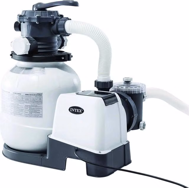 Pompa con Filtro a Sabbia per Piscine Fino a Intex 45.420 Litri Peso 18,10
