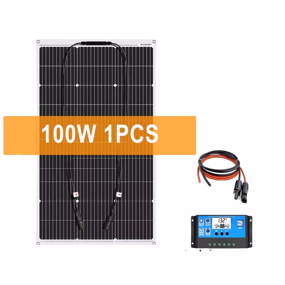 Pannello solare, alta efficienza, installazione flessibile, 1 PCS con unità di controllo