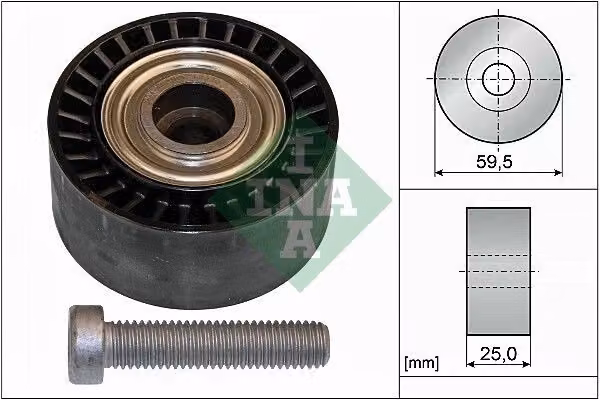 Puleggia di rinvio/guida, cinghia trapezoidale, cinghia trapezoidale