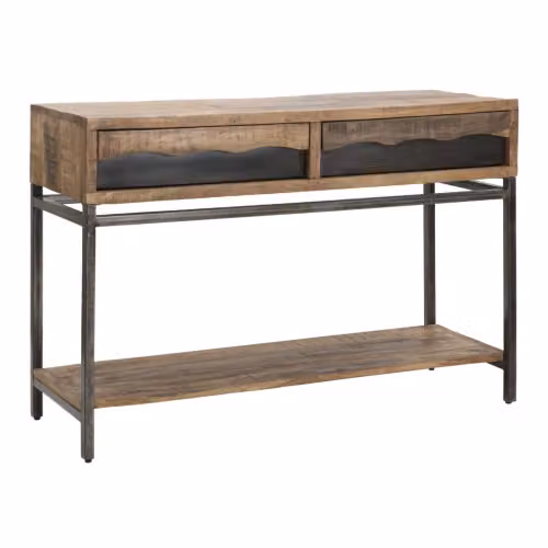 Consolle YELLOWSTONE in legno massello di acacia nilotica da 118cm by Mauro Ferretti