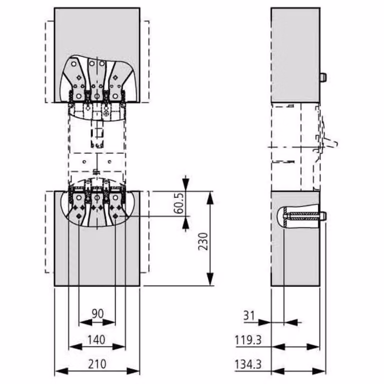 Eaton Electric GmbH Coperchio 3 pin