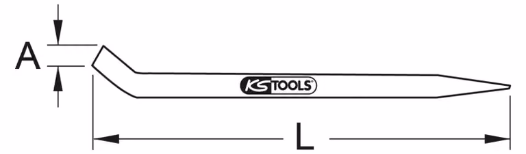KS TOOLS BRONZEplus smontagomme 600 mm - 963.9779