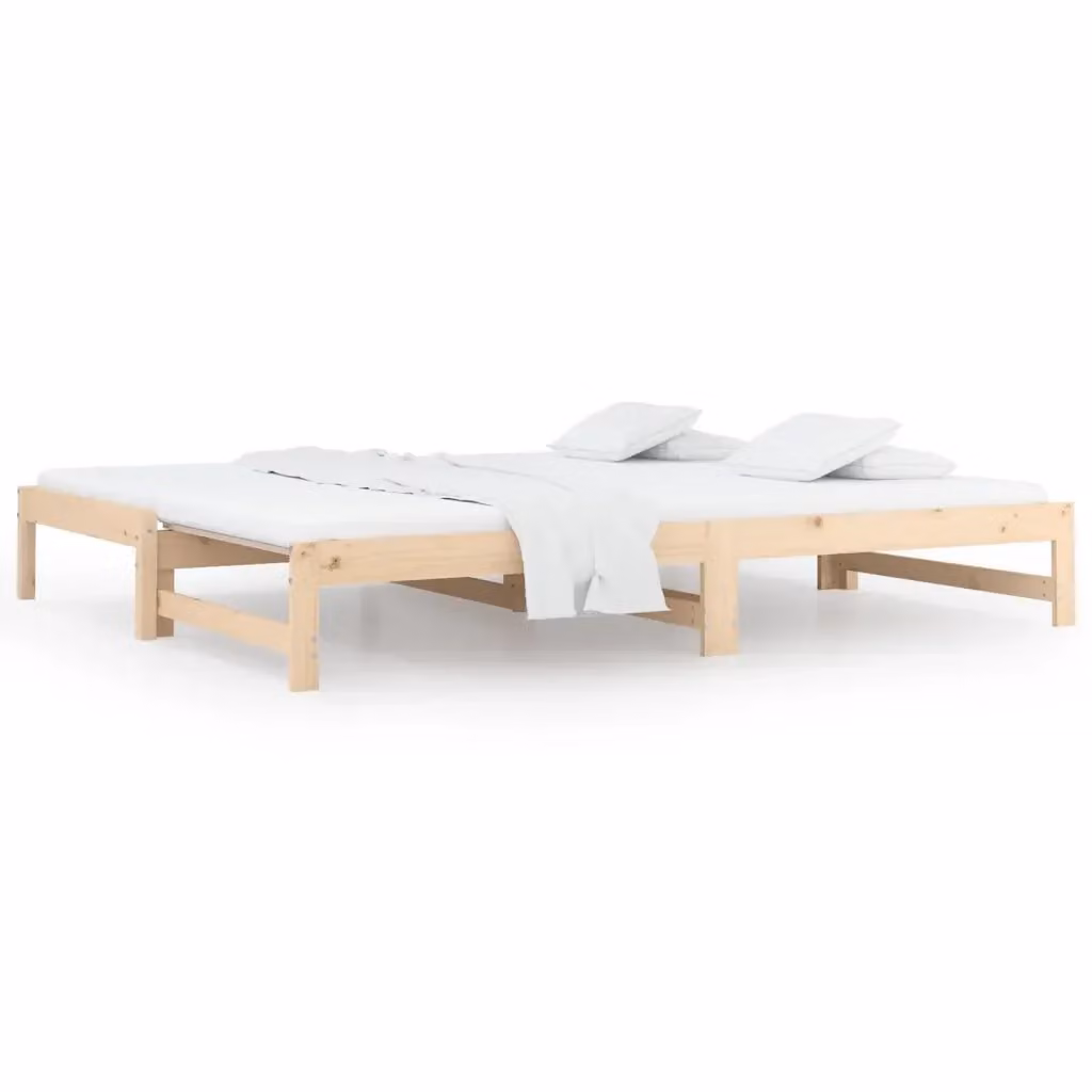 Dormeuse estraibile MERCATOXL in legno massello di pino bianco, L/P/H: 182 x 90 x 205,5 cm – 2