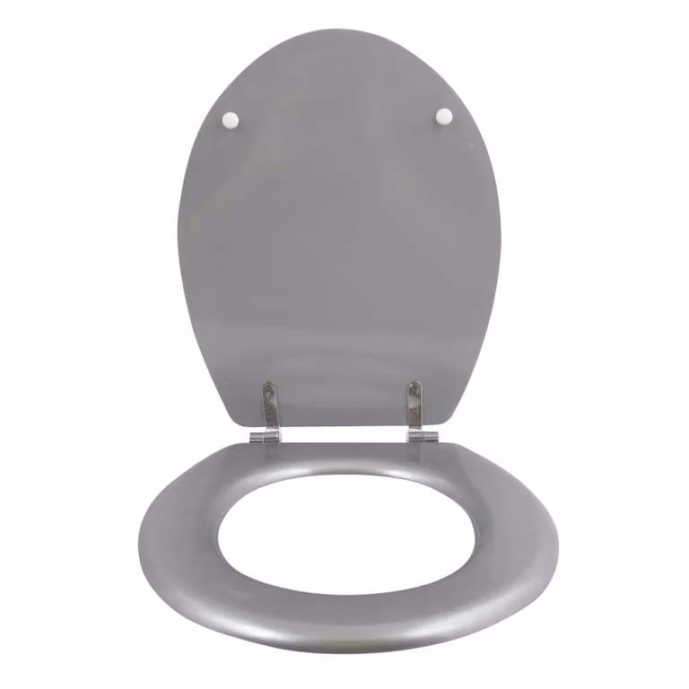 MSV Sedile per WC MDF argento