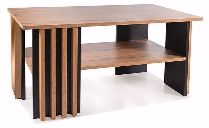 FURNLUX Tavolino da divano, design Braun Und Schwarz, 100 cm / Colore principale: / Dimensioni: