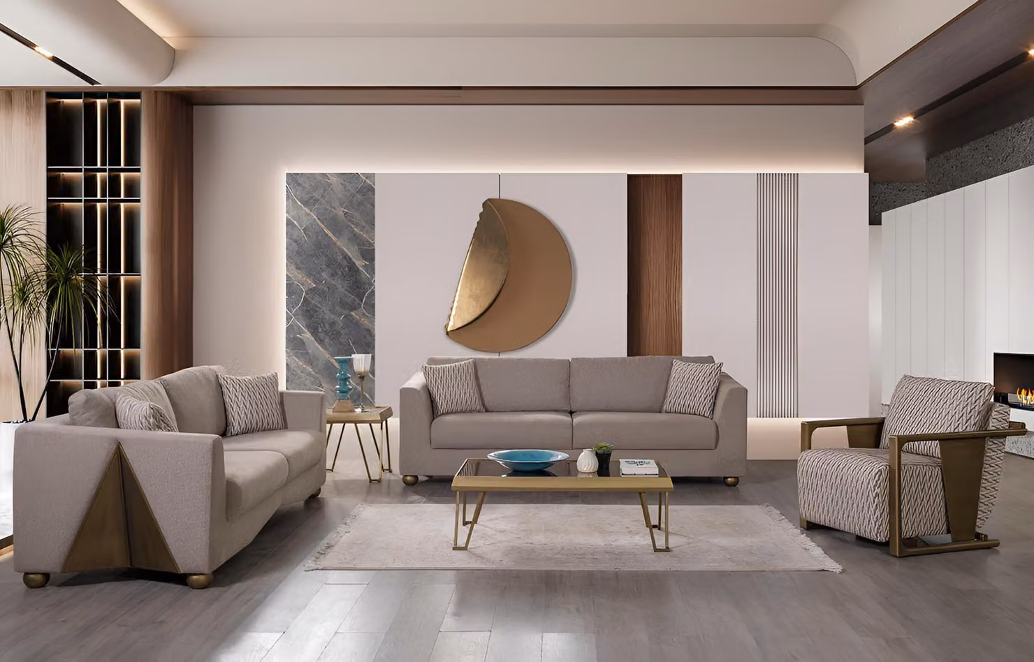 Divano completo, divani di design, poltrone imbottite, tavolini
