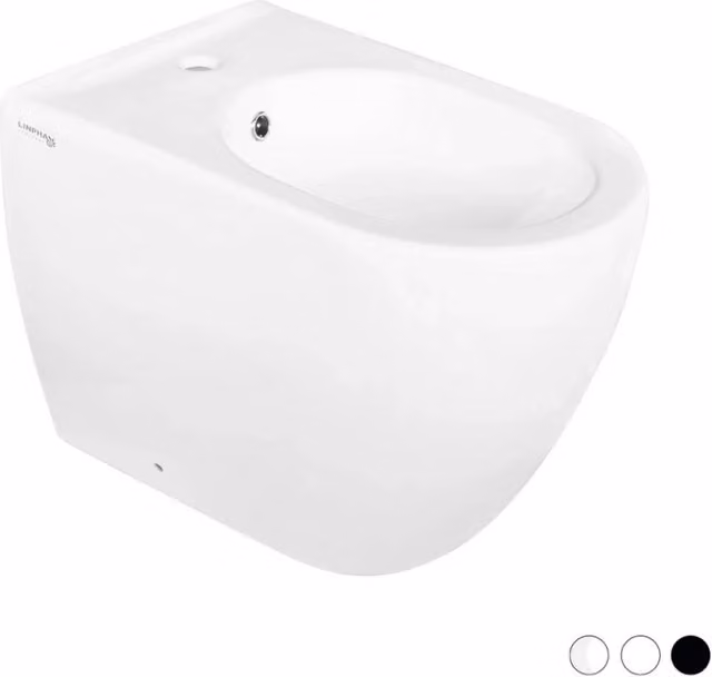 Bidet filo muro Greta LINPH Nero Opac