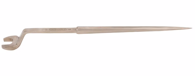 Chiave aperta BRONZEplus con punta, a gomito 27 mm