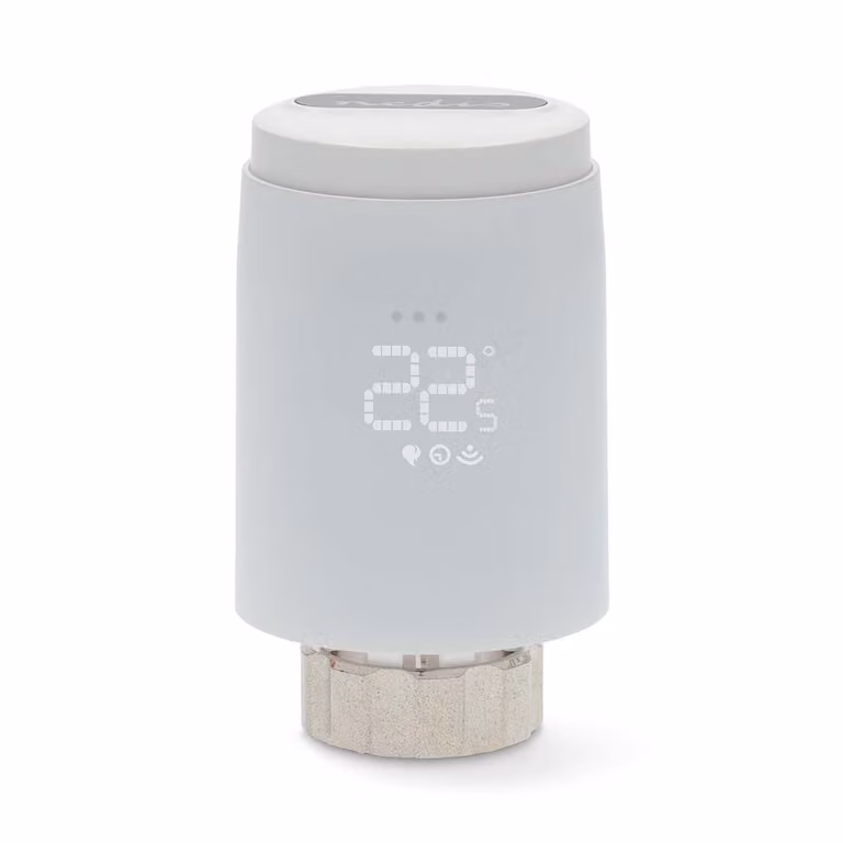 Nedis SmartLife controllo radiatori - Zigbee 3.0 - Funzionamento a batteria - LED - Android / IOS