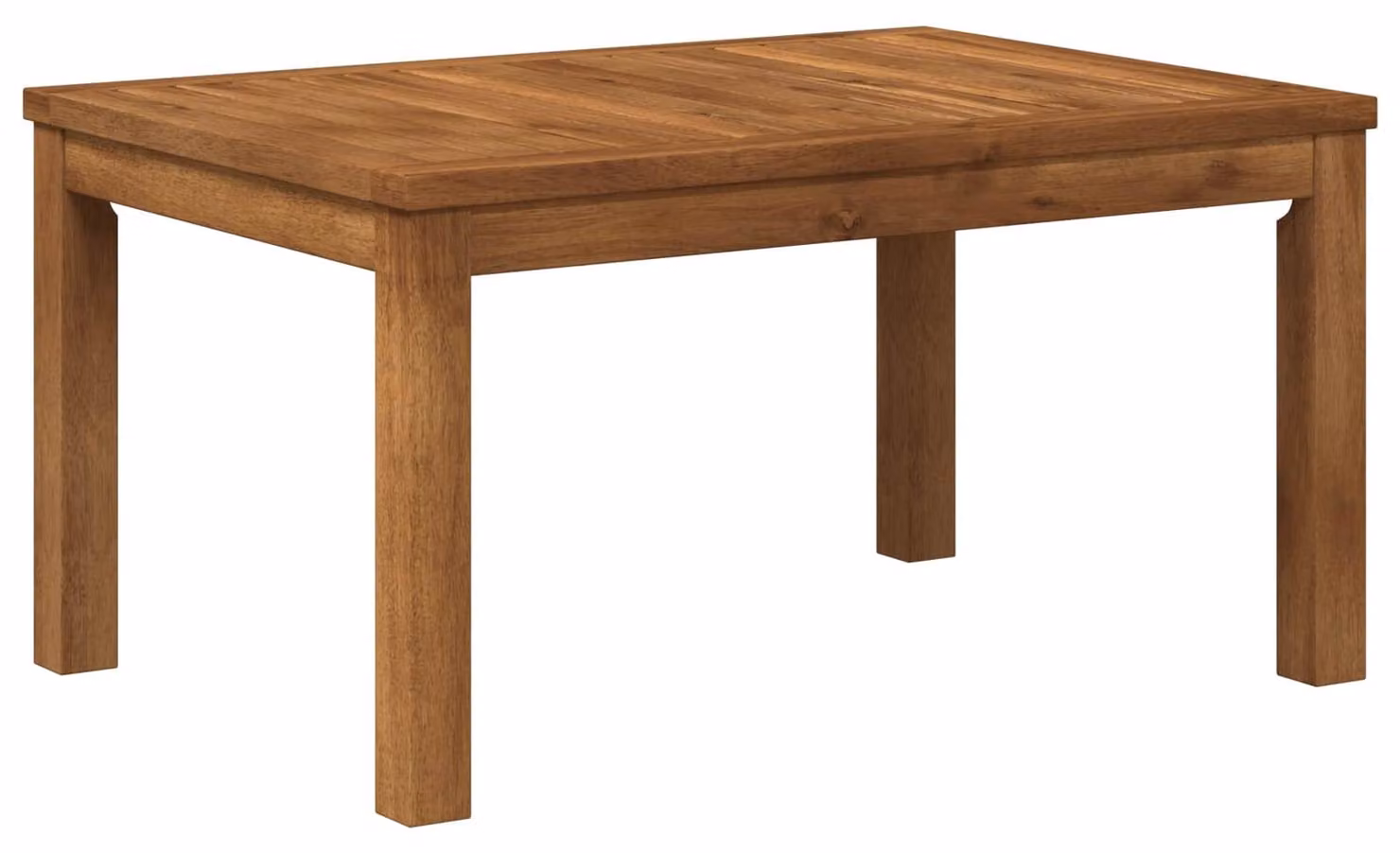 Tavolino da caffè in legno massello di acacia, dimensioni 50 x 68,5 x 36 cm