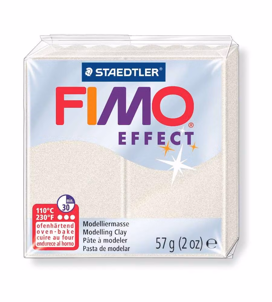 Pasta fimo soft 08 - 56 g bianco perlato