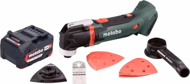 Metabo MT 18 LTX Multitool a batteria 18 V OIS / Starlock + 1x batteria 4,0 Ah - senza caricabatterie