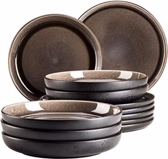 Set di bordo 12 pezzi - Set di servizio per bordo - Grigio