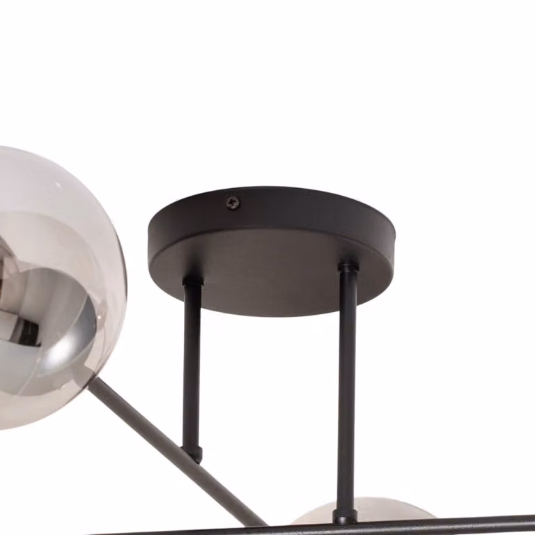 Plafoniera soffitto Glassy EMIBIG LIGHTING, dimmerabile, Nero, Soggiorno / Sala da pranzo, Vetro, Moderno, Plafoniera