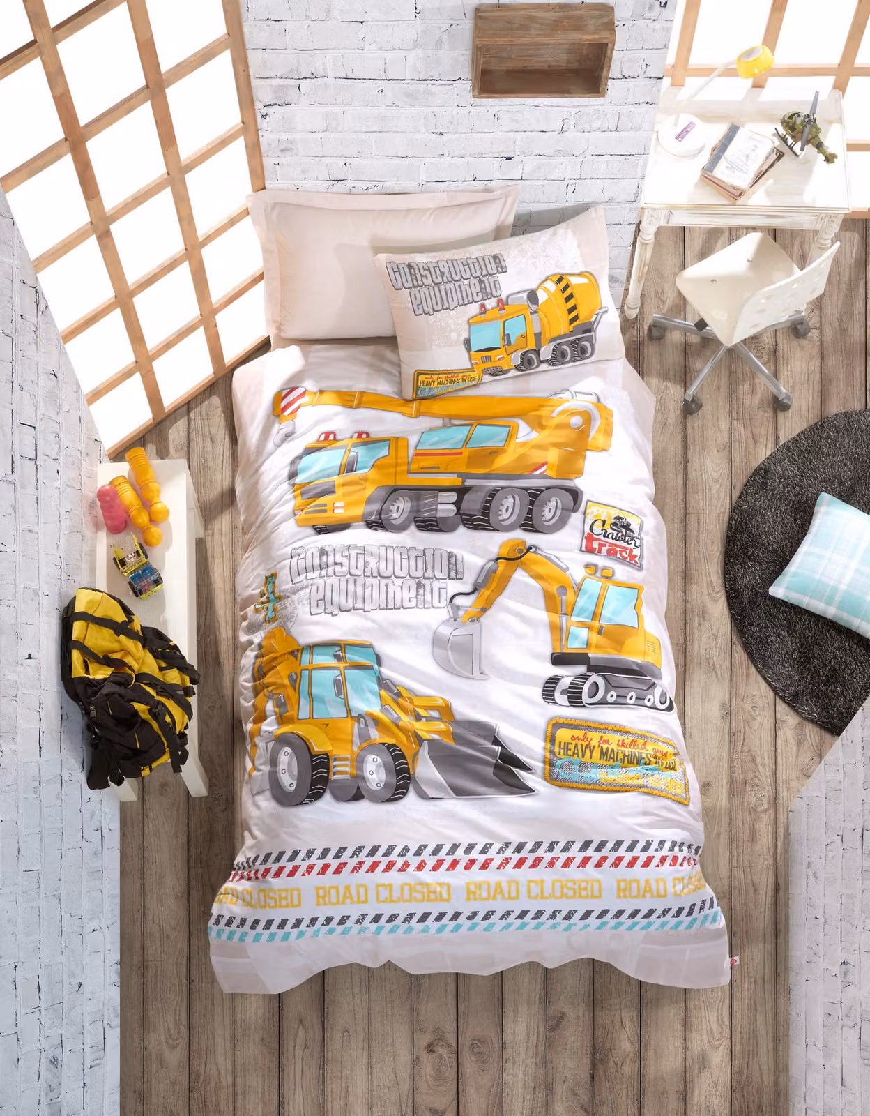 L'Essentiel Linge de Maison, Track- CTN3038, Bianco, Copripiumini, 100% cotone ranforce