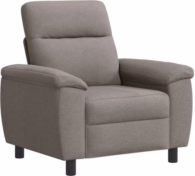 Divano moderno vidaXL in tessuto beige e grigio L/P/H: 95 x 90 x 95 cm