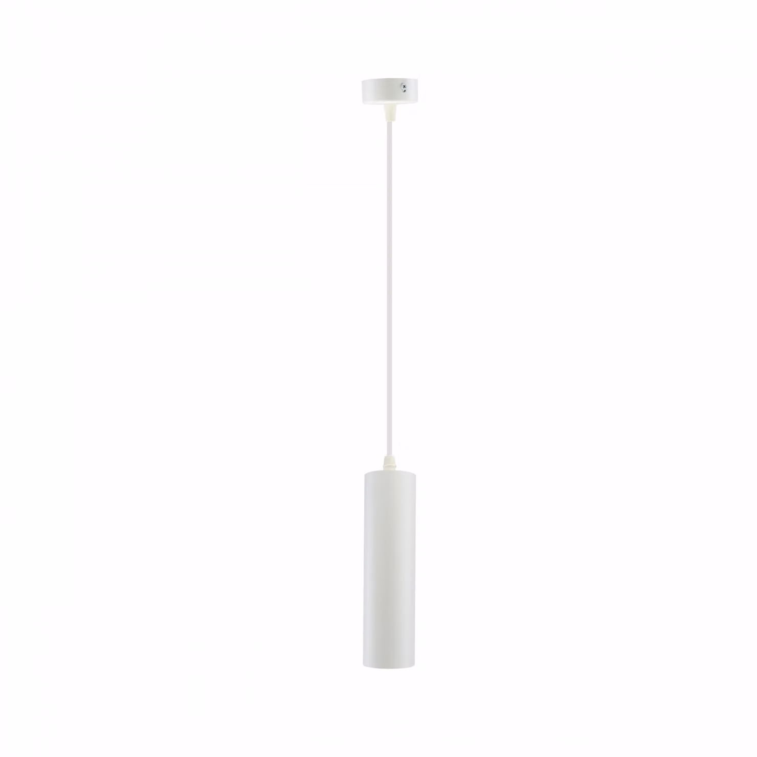 Lampada a sospensione MADARA MINI II GU10 Bianca – 230V, Ø55mm, lunghezza 200mm