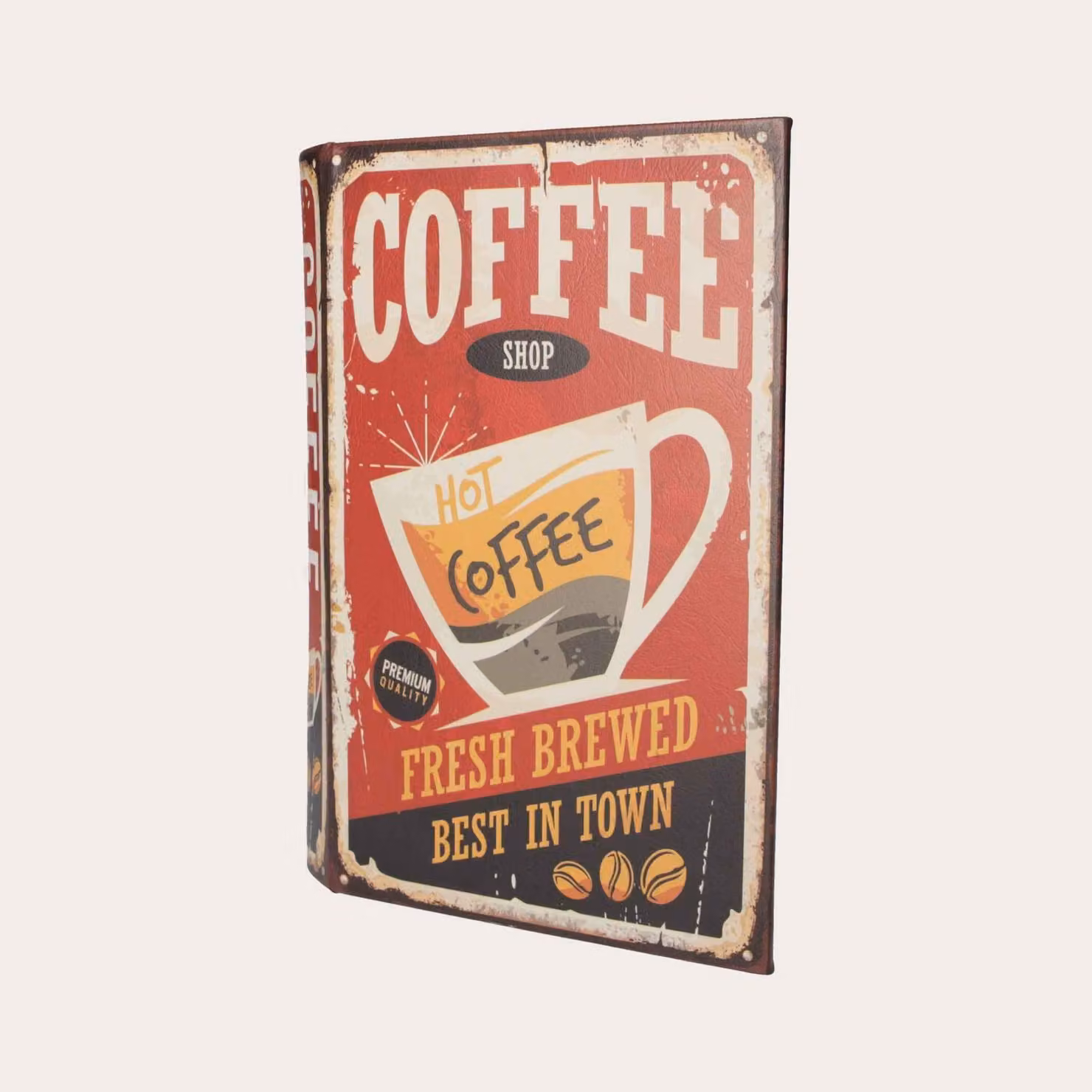 KEYHOMESTORE | Scatola Libro Decorativa "Coffee"