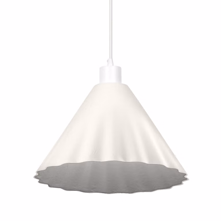 LEDVANCE lampada a sospensione in metallo e cartapesta, E27, diametro 310 mm, paralume in materiale riciclato, sostenibile grazie alla sorgente luminosa sostituibile, facile installazione