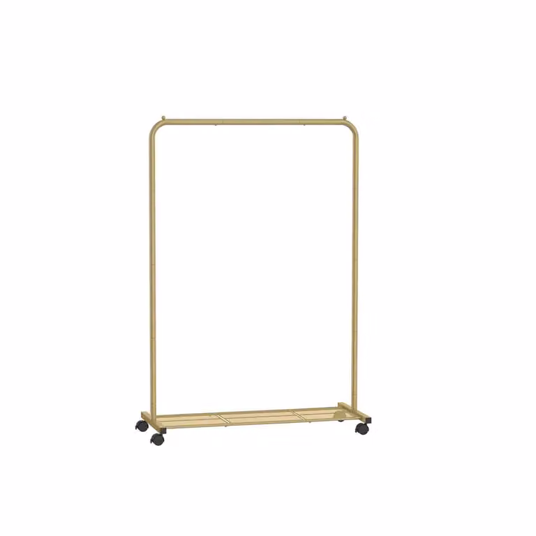 Appendiabiti Metallico Largo 91 cm Grigio, Giallo