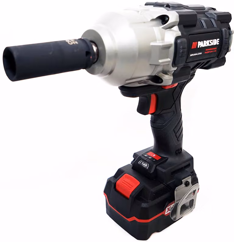 PARKSIDE PERFORMANCE® Avvitatore a impatto a batteria da 20 V 1/2" PPDSSA 20-Li 1356 Nm / incl. batteria (4 Ah) e caricabatteria (4,5 A)