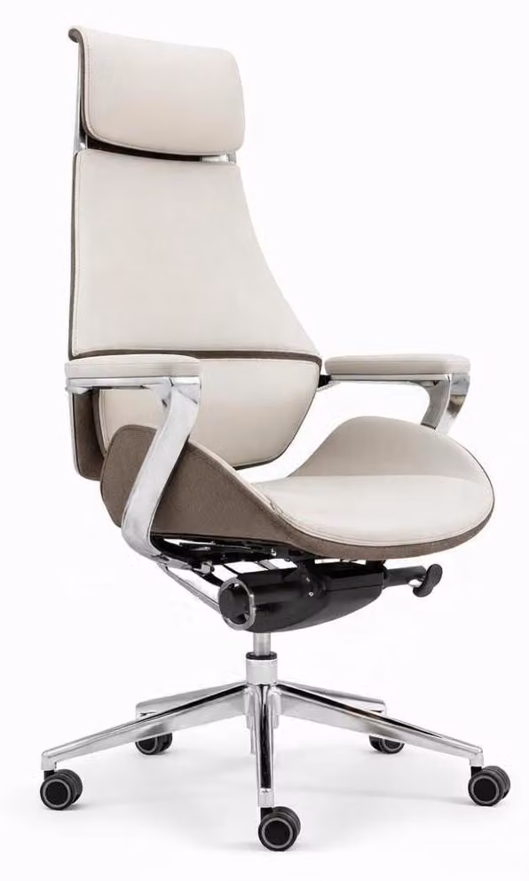 Sedia da ufficio ergonomica con braccioli e poggiatesta regolabili