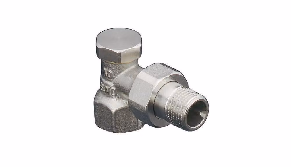 Raccordo Oventrop HK Combi 2 PN 10, ottone nichelato, angolo DN 20, 3/4"