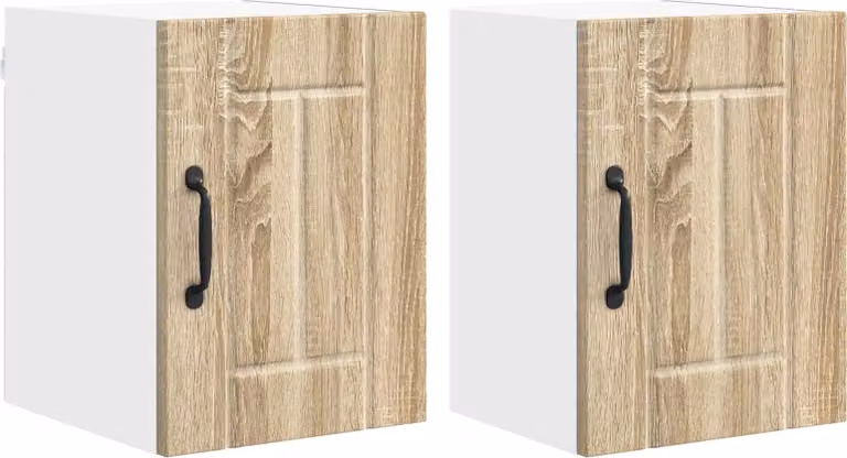 Armadietto a muro LUCCA 2 pcs Rovere Sonoma 30 x 31 x 40 cm