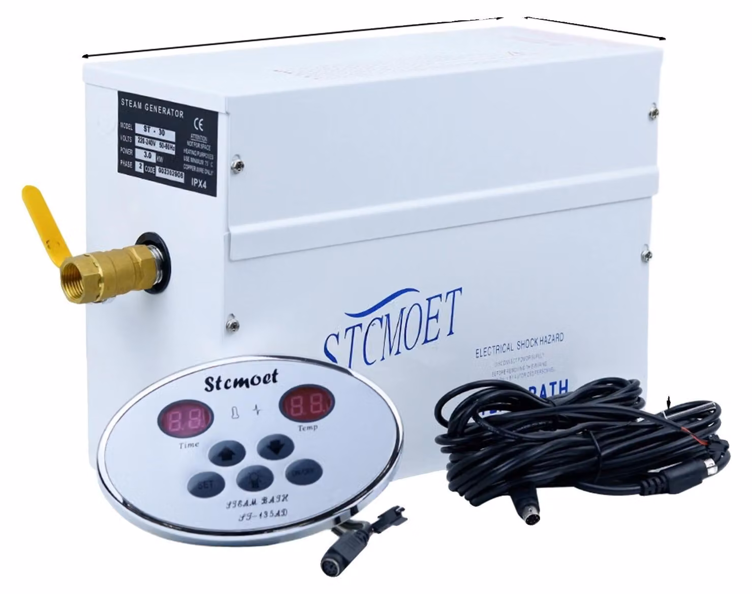 Generatore di vapore, pannello di controllo digitale, temperatura regolabile, ST-30 3KW 220V
