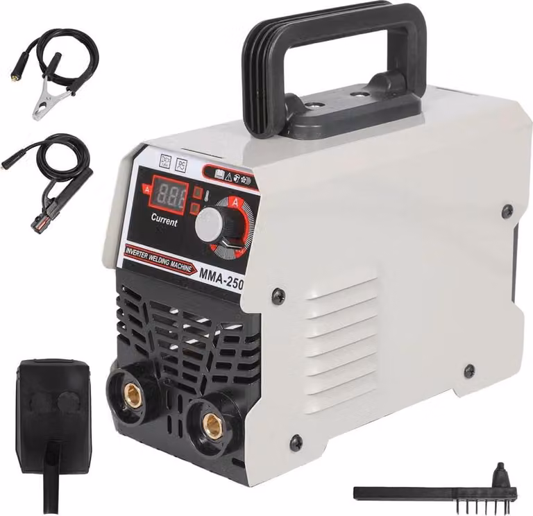 Saldatrice elettrica, corrente regolabile, design portatile, MMA-250