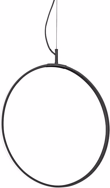 Lampada a sospensione moderna Circus IDEAL LUX in metallo nero con LED da 29W e luce bianco caldo 3000K