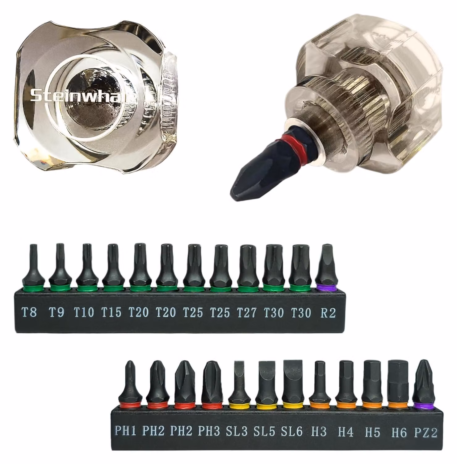 Omgoods - Set di cacciaviti mini 25-in-1 per spazi ristretti