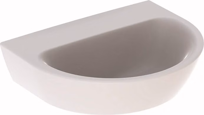 Geberit Renova lave-mains, sans trou pour robinetterie, sans trop-plein, largeur : 45cm, 500.497.01.8, 500.497.01.8