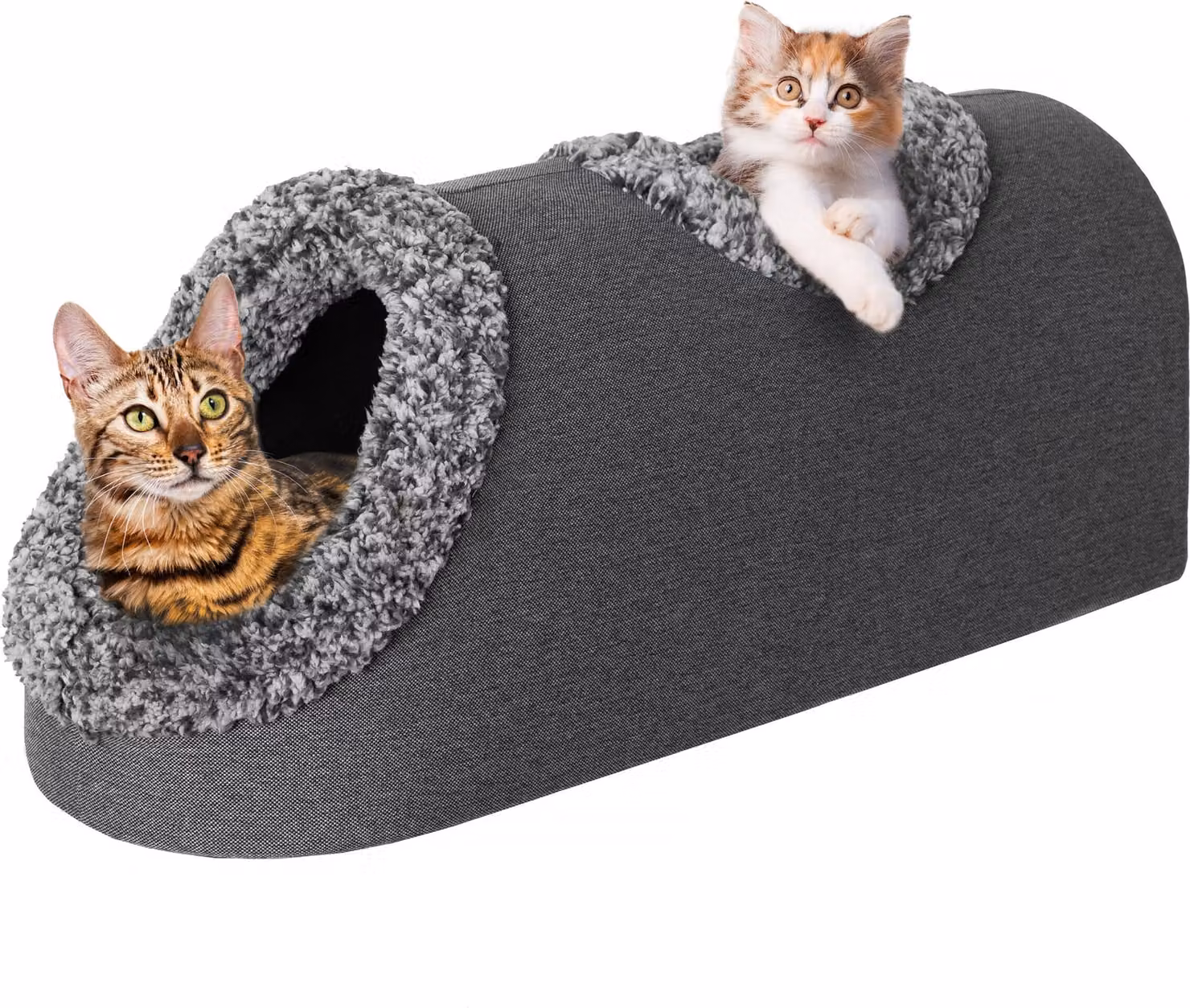 Tunnel per gatti Casa per gatti Rifugio per gatti Lettino per finestra Accogliente lettino per davanzale Rifugio per animali Casa per cani Cuccia per cani Grotta per cani, nera
