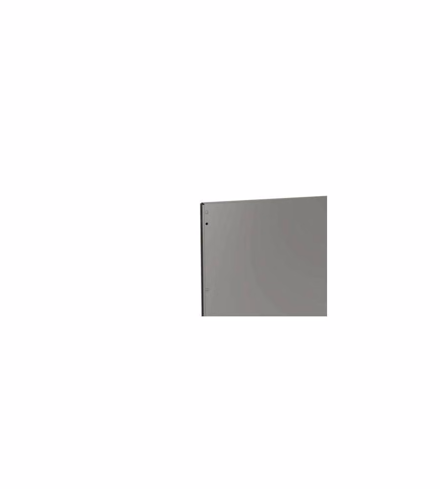 Biohort Pannello DaVinci Mini 94x45 cm Grigio Quarzo 2 Pezzi Zincato